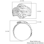 Royal Bali - D Joy 925 Silber Ring (Größe 20.00) ca. 6,10g