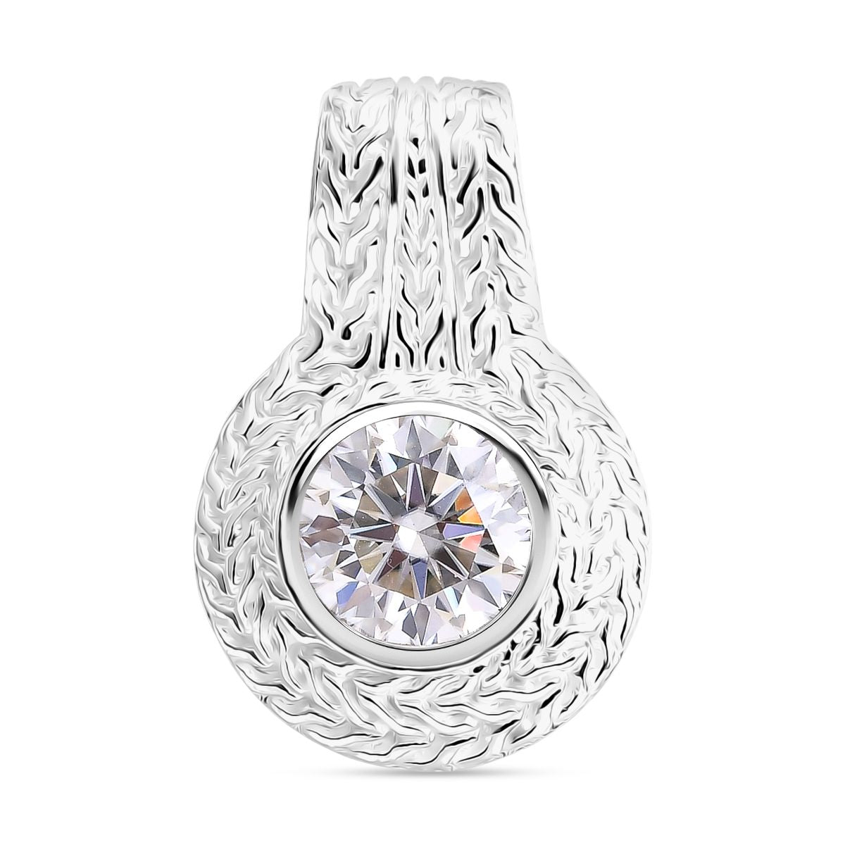 Royal Bali - D Joy Moissanit Anhänger 925 Silber ca. 2.76 ct