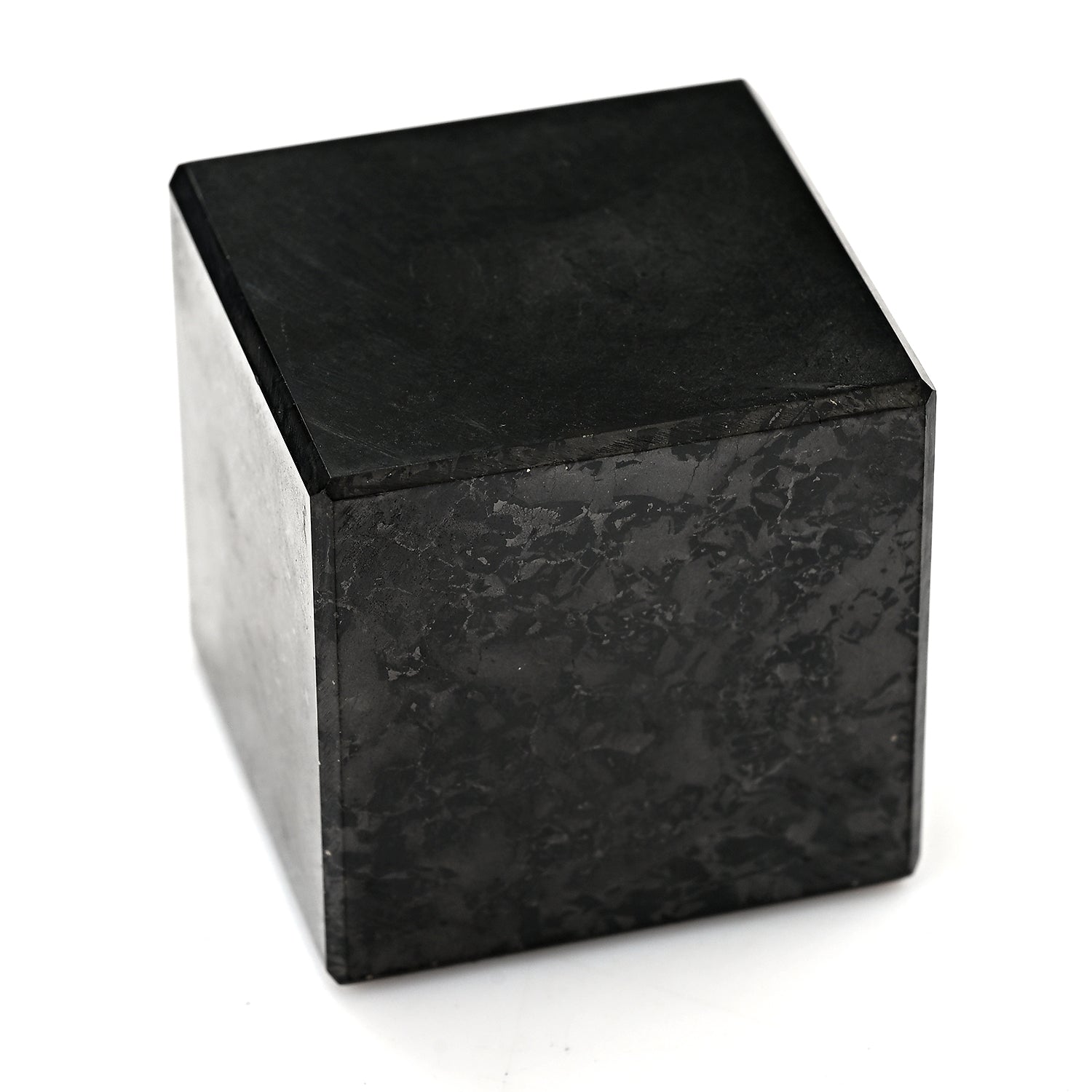 Shungit Quadrat 4 cm ca. 110 g Schwarz
