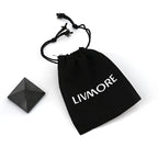 Shungit Pyramide 4 cm ca 30 g Schwarz