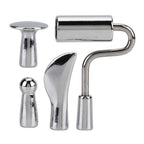 Akupunktur Meridian Stift mit Mikrostrom, wiederaufladbar, 9 Intensitätsstufen, Silber