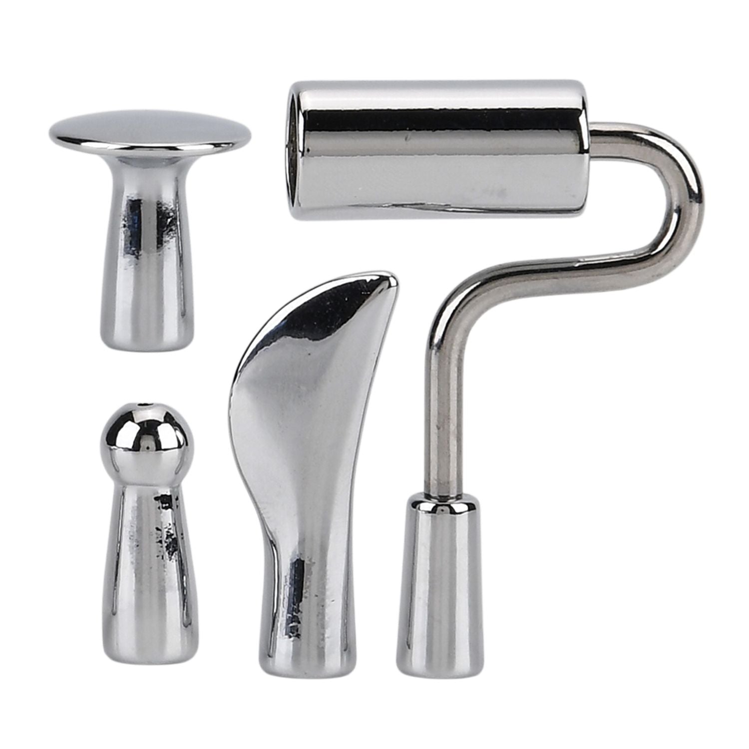Akupunktur Meridian Stift mit Mikrostrom, wiederaufladbar, 9 Intensitätsstufen, Silber