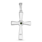 Royal Bali - Natürlicher Chromdiopsid Anhänger 925 Silber ca. 0.15 ct