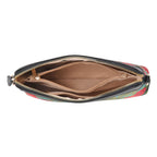 La Marey - Brokat-Crossbody-Bag, 24 x 5.5 x 14 cm, Schwarz Rot