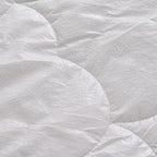 Bamboo waterproof mattress protector Fabric: 190gsm bamboo jacquard (20% bamboo fiber ,80% polyester) +0.02mmPU  Skirt : 75gsm polyester