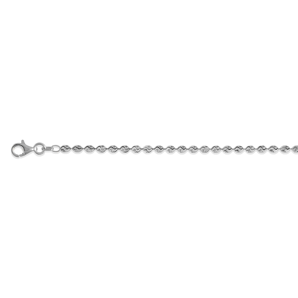 CHICCO C0032 925 Silber rhodiniert Halskette ca. 45 cm + 5 cm Extender, ca. 12,53g