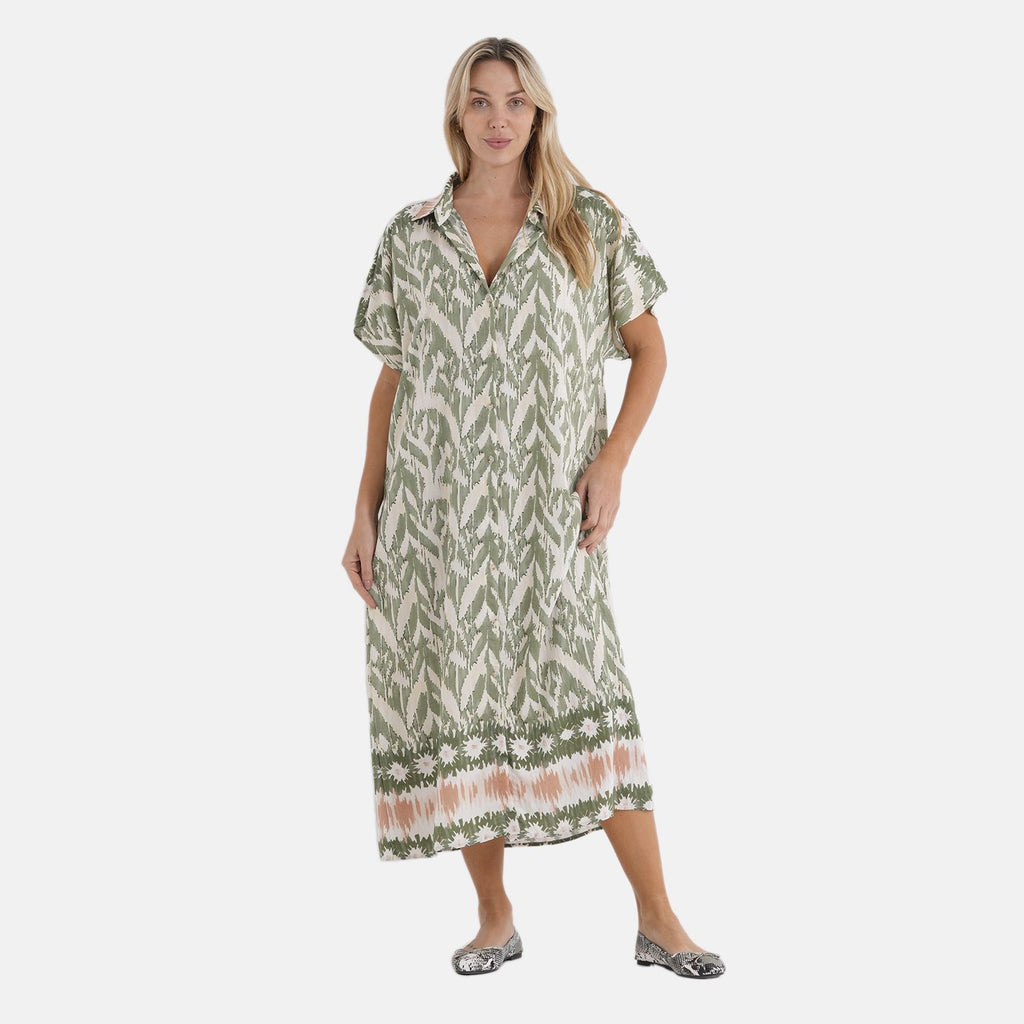 La Marey  woven long print  dresses