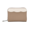 Echtleder-Geldbörse, RFID-Schutz, 11,5x8,5x2,5cm, Dunkelbeige