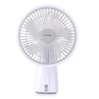 LIVMORE Akku Ventilator, oszillierend, 7 Zoll, Blau