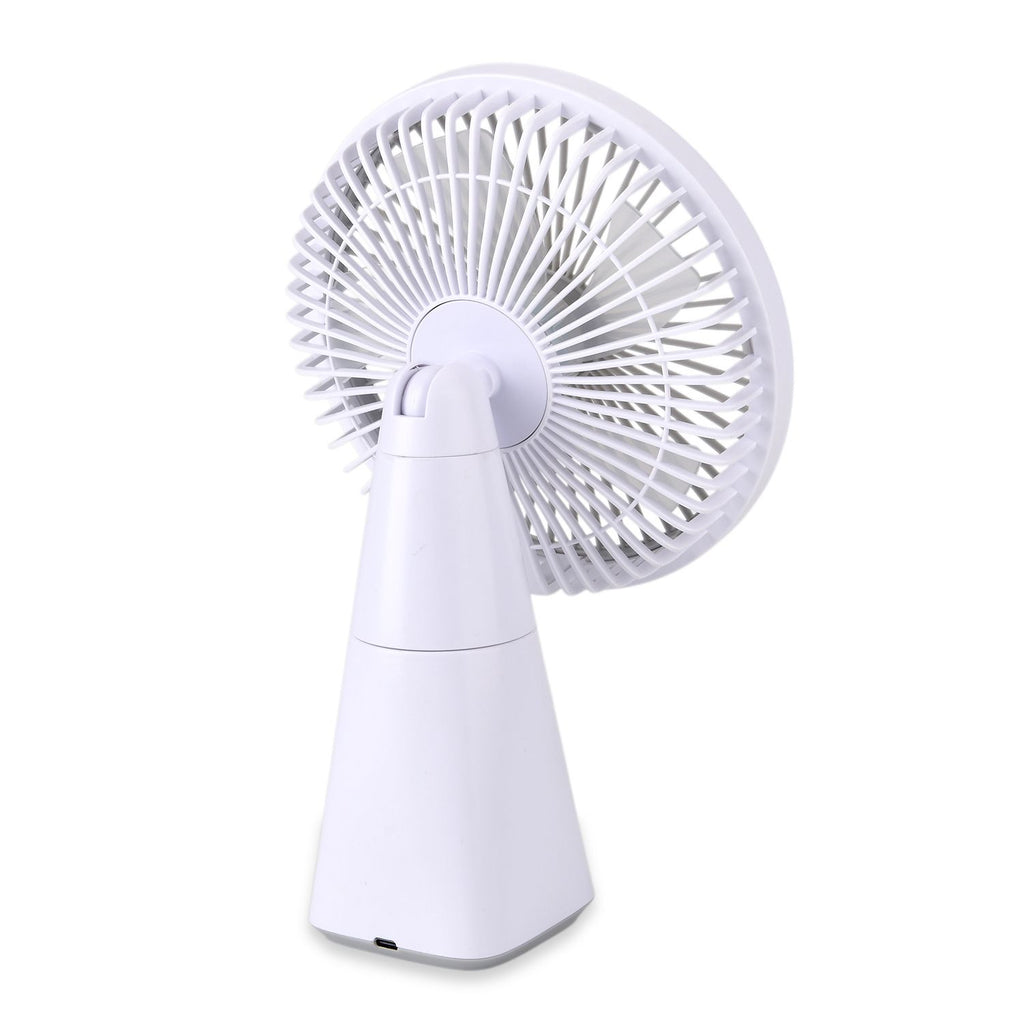 LIVMORE Akku Ventilator, oszillierend, 7 Zoll, Blau