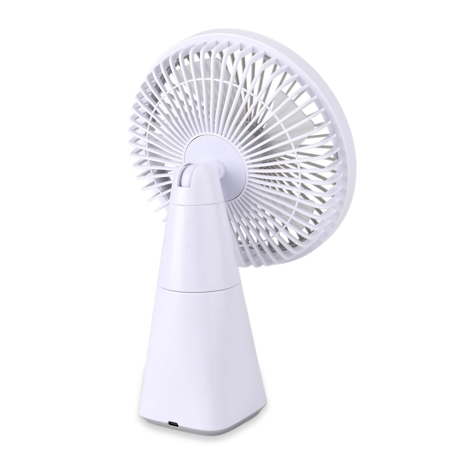 LIVMORE Akku Ventilator, oszillierend, 7 Zoll, Blau