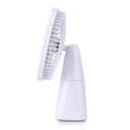 LIVMORE Akku Ventilator, oszillierend, 7 Zoll, Blau