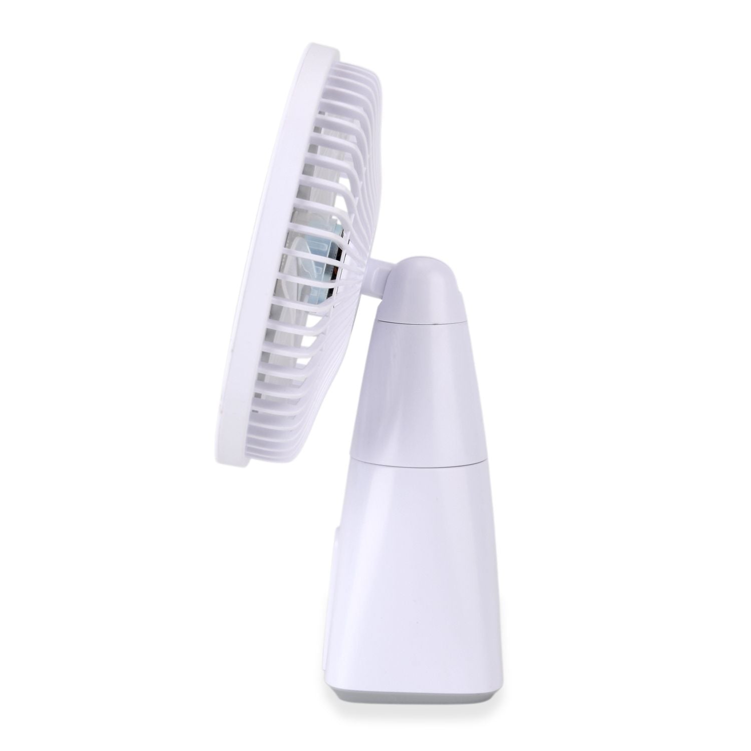 LIVMORE Akku Ventilator, oszillierend, 7 Zoll, Blau