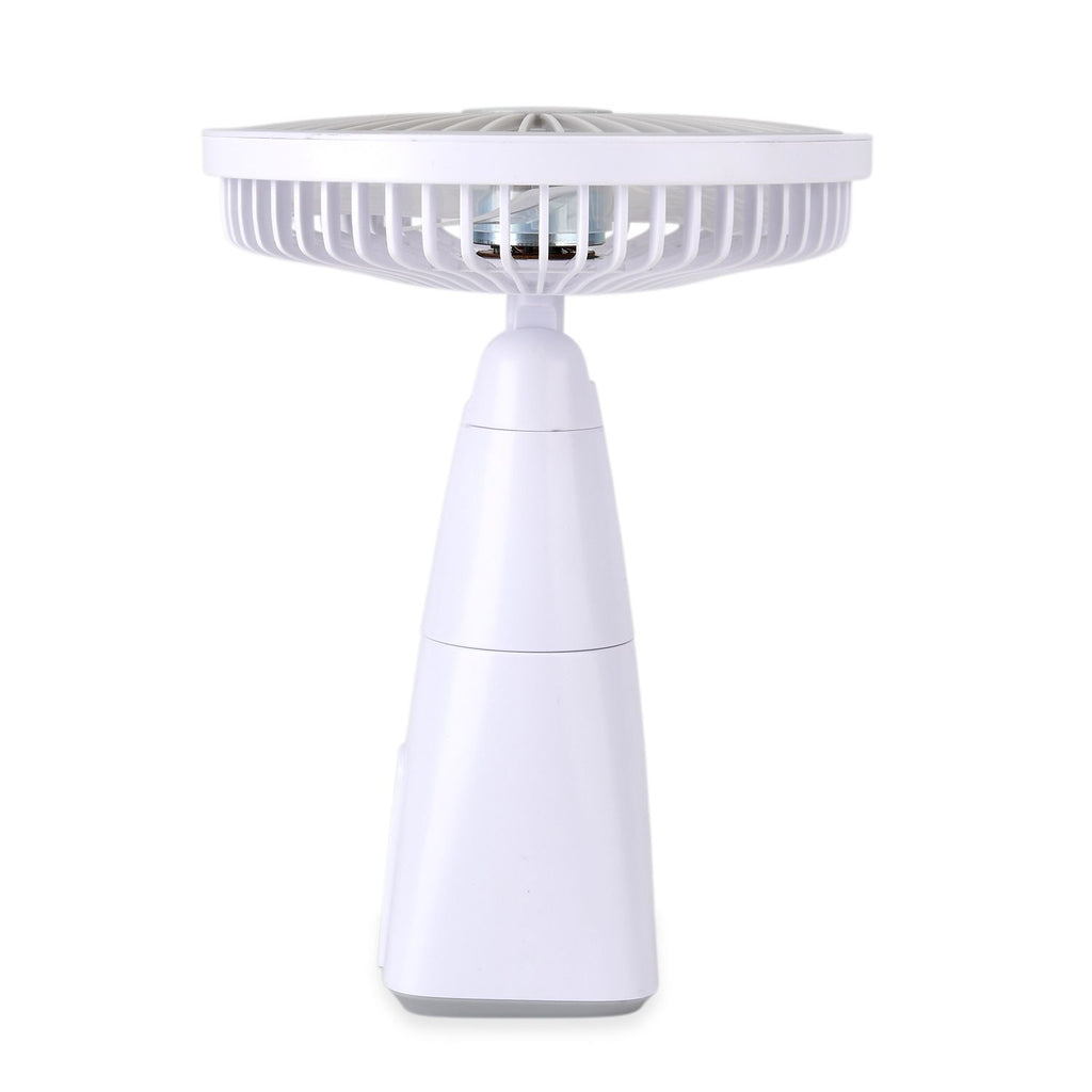 LIVMORE Akku Ventilator, oszillierend, 7 Zoll, Blau