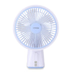 LIVMORE Akku Ventilator, oszillierend, 7 Zoll, Blau