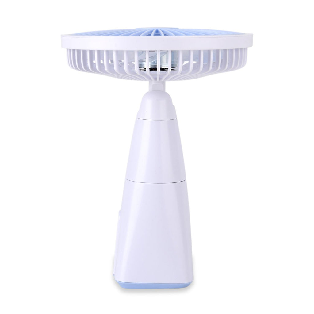 LIVMORE Akku Ventilator, oszillierend, 7 Zoll, Blau