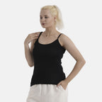 La Marey Mulberry silk vest- Khaki - Large