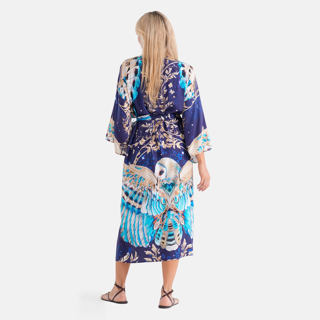 LA MAREY placement  print kimono