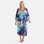 LA MAREY placement  print kimono