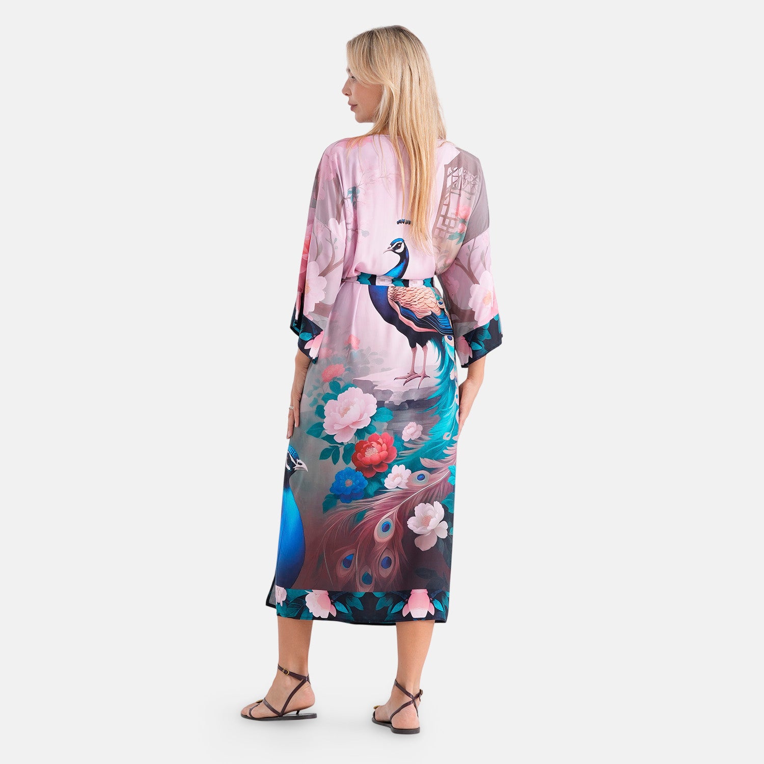 LA MAREY placement  print kimono