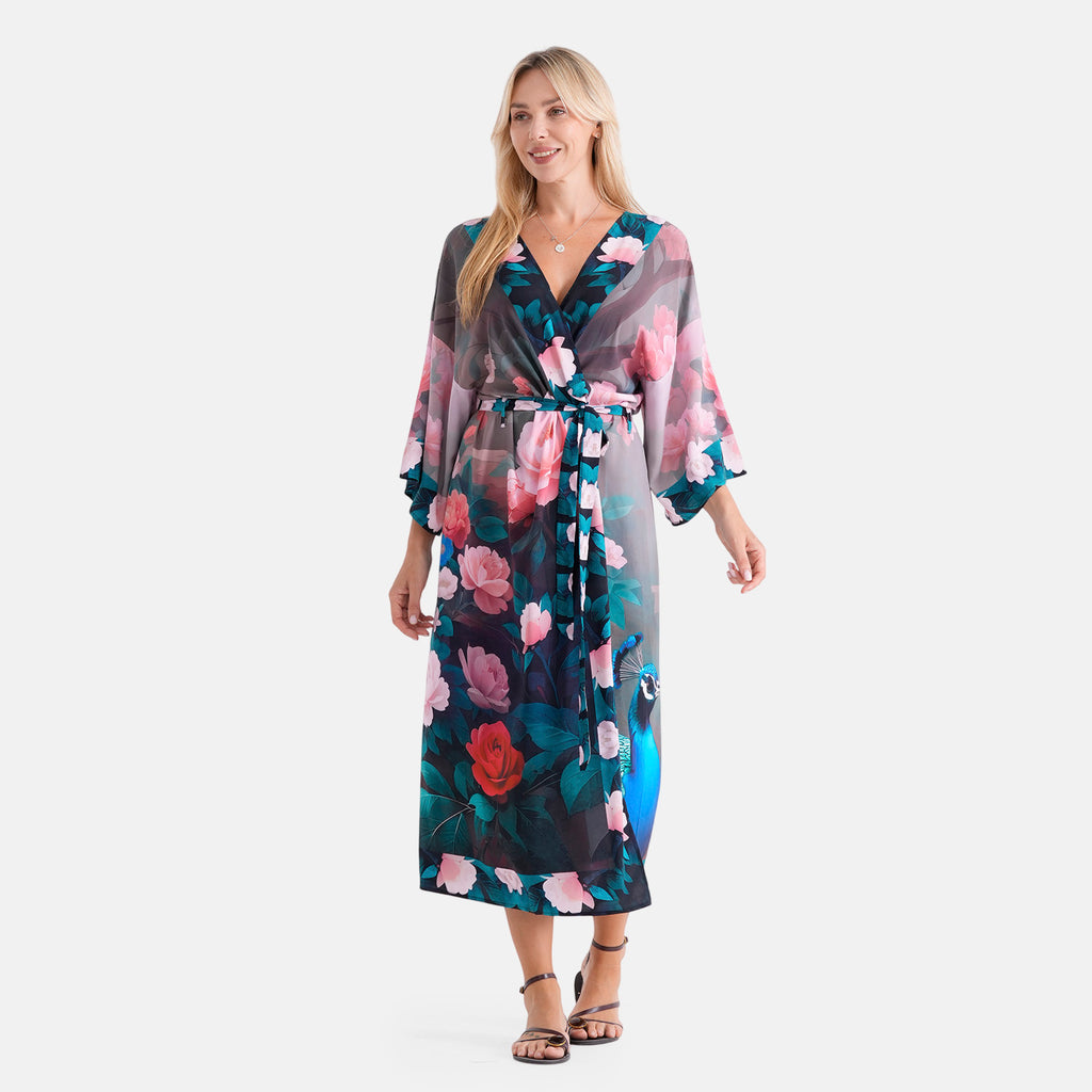 LA MAREY placement  print kimono