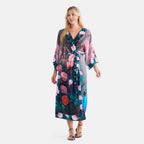 LA MAREY placement  print kimono