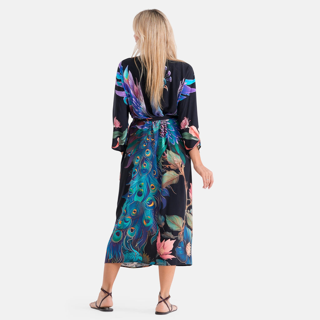 LA MAREY placement  print kimono