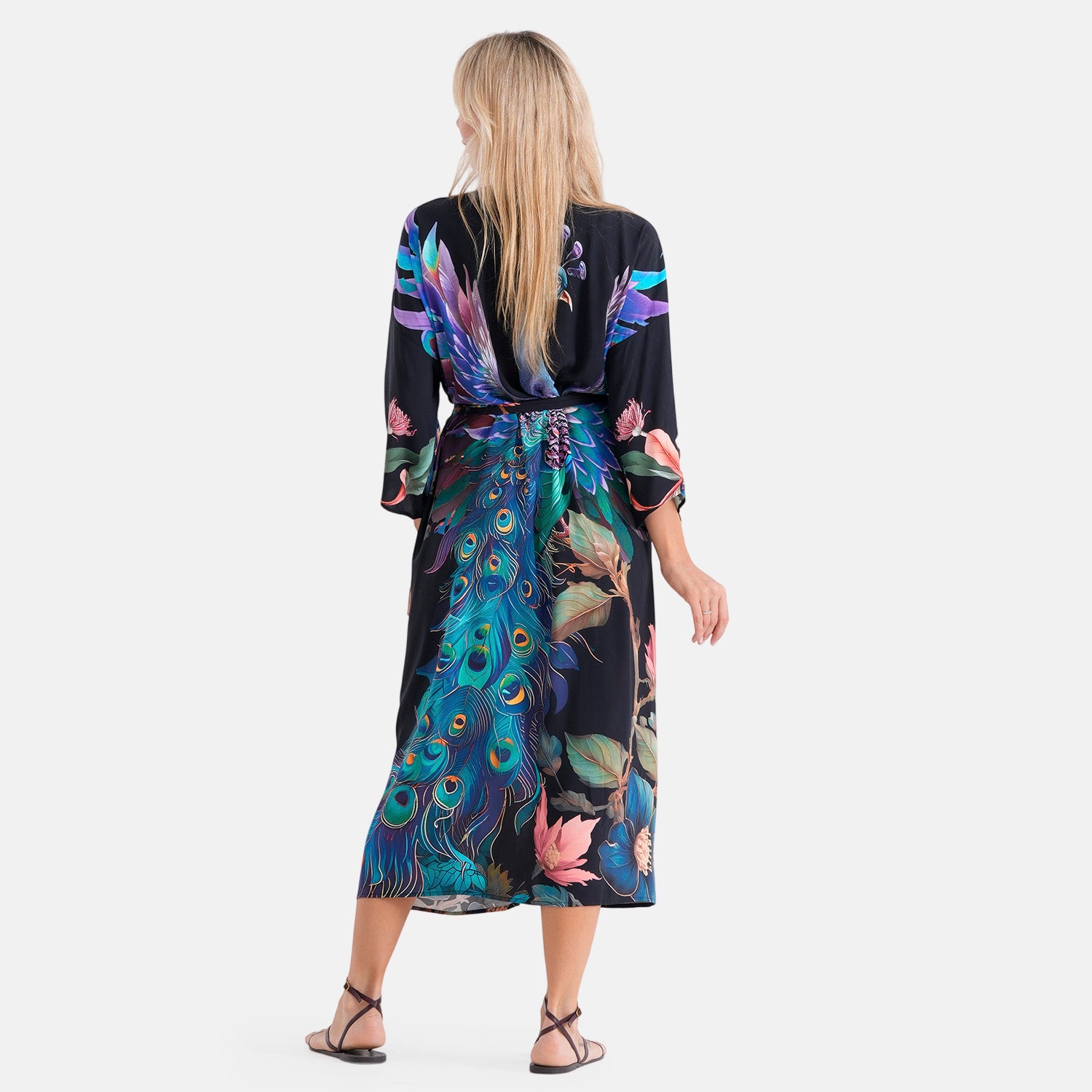 LA MAREY placement  print kimono