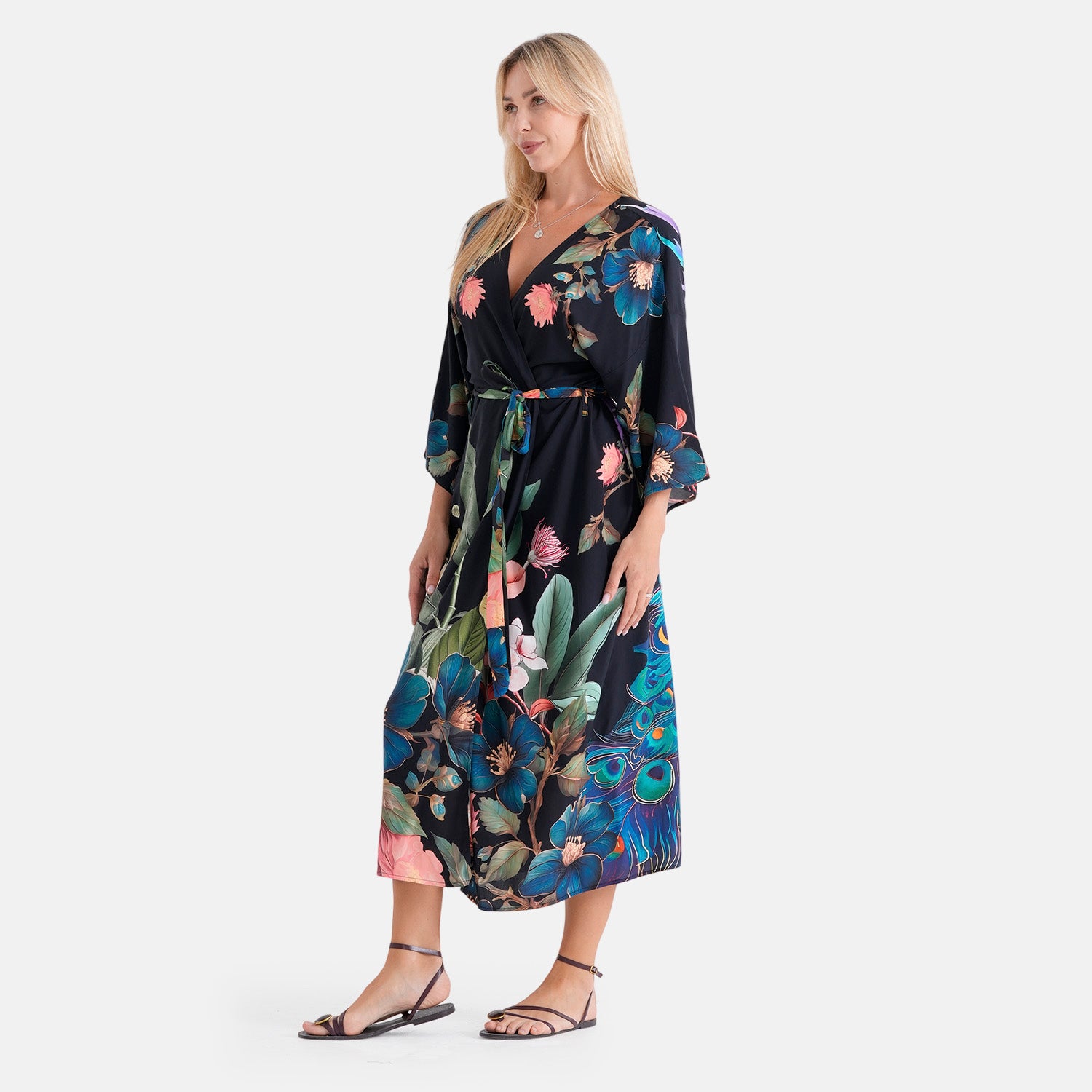 LA MAREY placement  print kimono