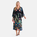 LA MAREY placement  print kimono