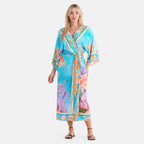 LA MAREY placement  print kimono