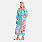 LA MAREY placement  print kimono