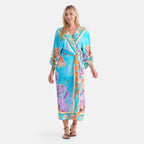 LA MAREY placement  print kimono
