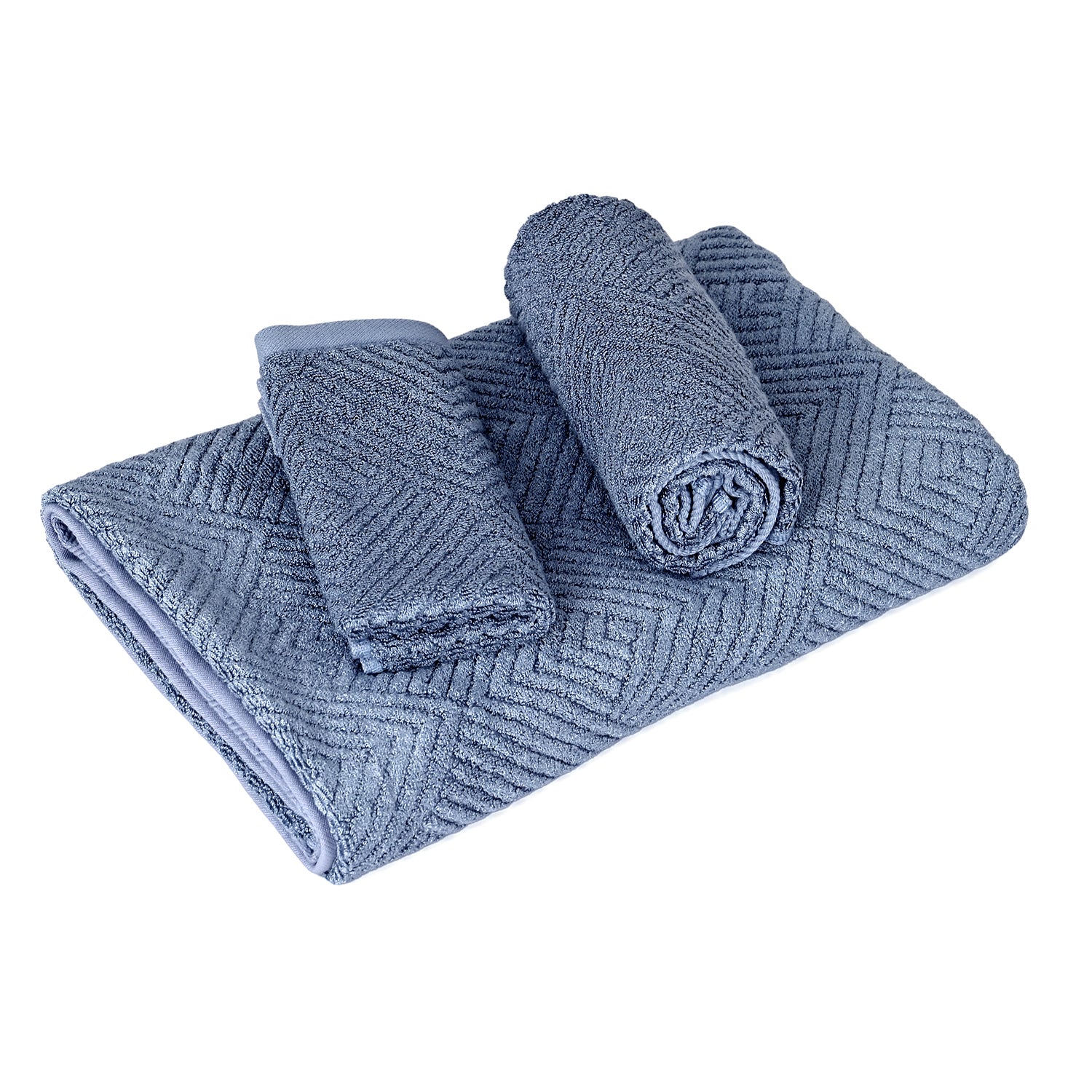 Set of 3 bamboo towel Material:Loop:100% bamboo Base fabric:100% cotton