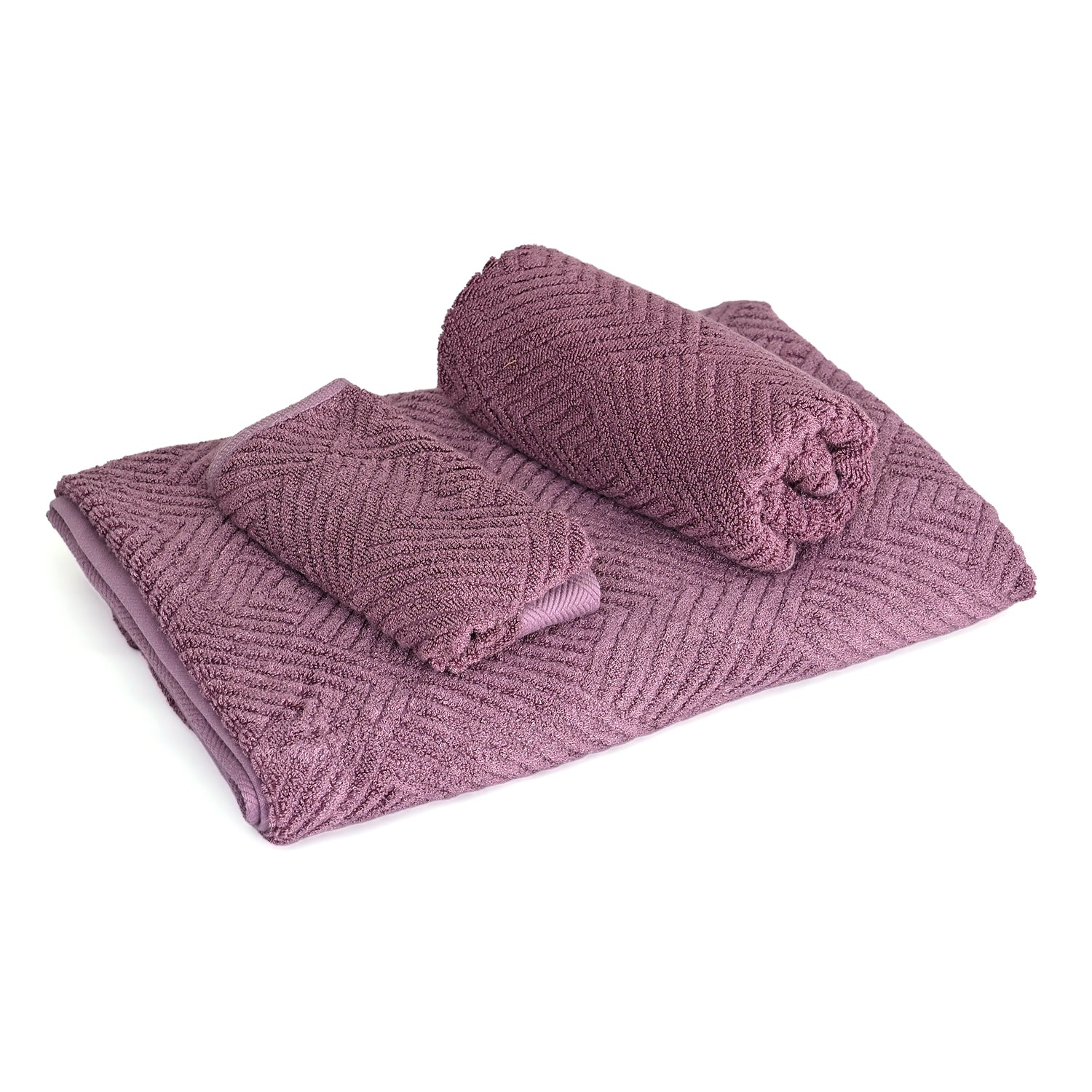 Set of 3 bamboo towel Material:Loop:100% bamboo Base fabric:100% cotton