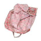 3er Set Aufbewahrungstaschen mit Blumenmuster, 210D Oxford Gewebe, Blau