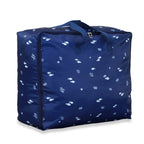 3er Set Aufbewahrungstaschen mit Blumenmuster, 210D Oxford Gewebe, Blau