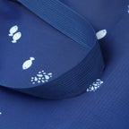 3er Set Aufbewahrungstaschen mit Blumenmuster, 210D Oxford Gewebe, Blau