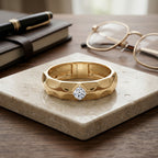 LUXURIANT DIAMOND - Lab Grown Diamant SI-GH Ring 925 Silber Rhodiniert (Größe 19.00) ca. 0.15 ct