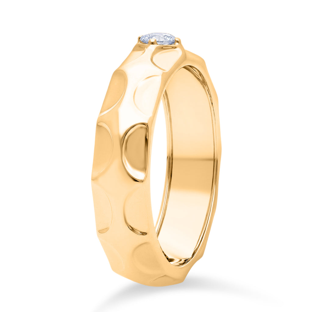 LUXURIANT DIAMOND - Lab Grown Diamant SI-GH Ring 925 Silber Rhodiniert (Größe 19.00) ca. 0.15 ct
