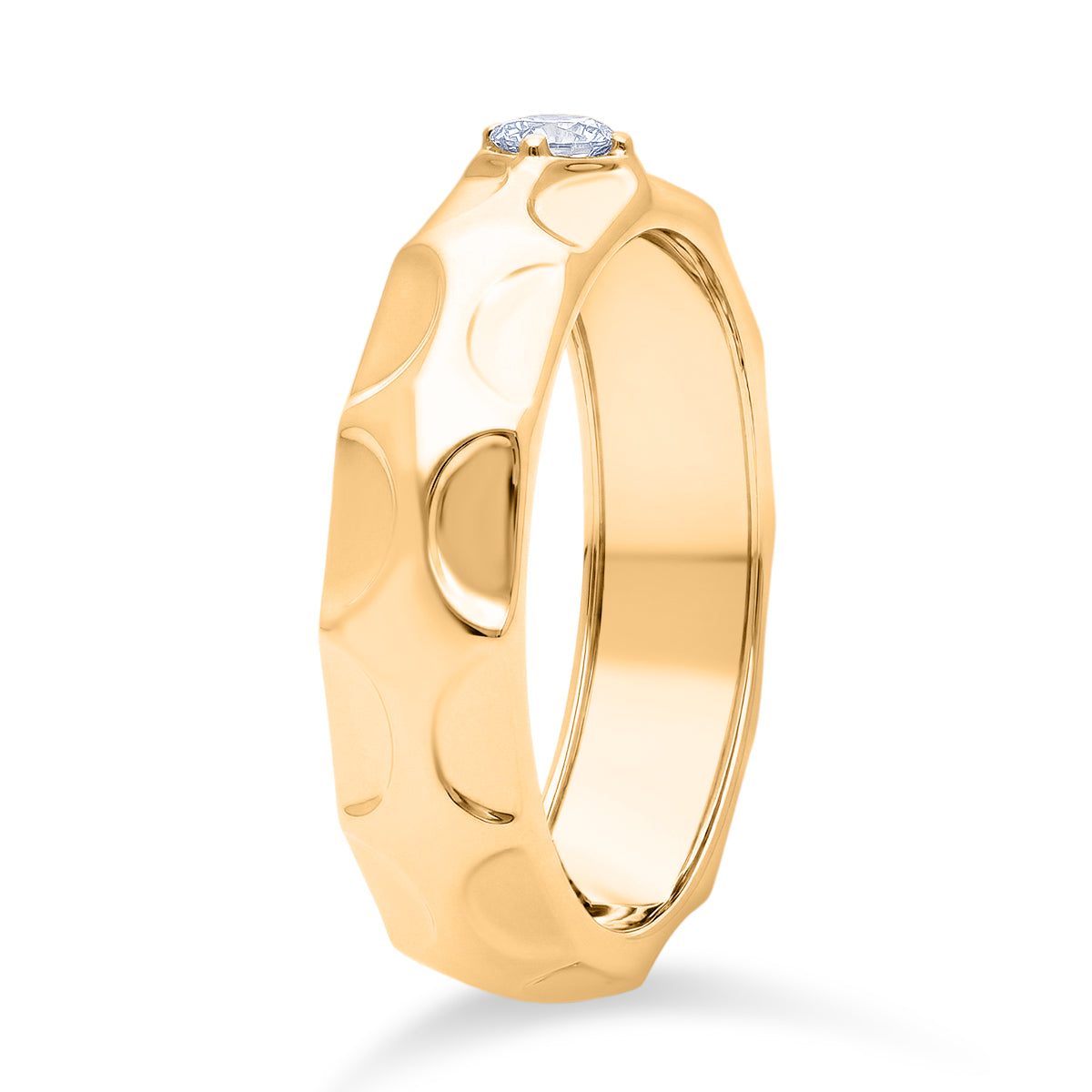 LUXURIANT DIAMOND - Lab Grown Diamant SI-GH Ring 925 Silber Rhodiniert (Größe 19.00) ca. 0.15 ct