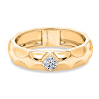 LUXURIANT DIAMOND - Lab Grown Diamant SI-GH Ring 925 Silber Rhodiniert (Größe 19.00) ca. 0.15 ct
