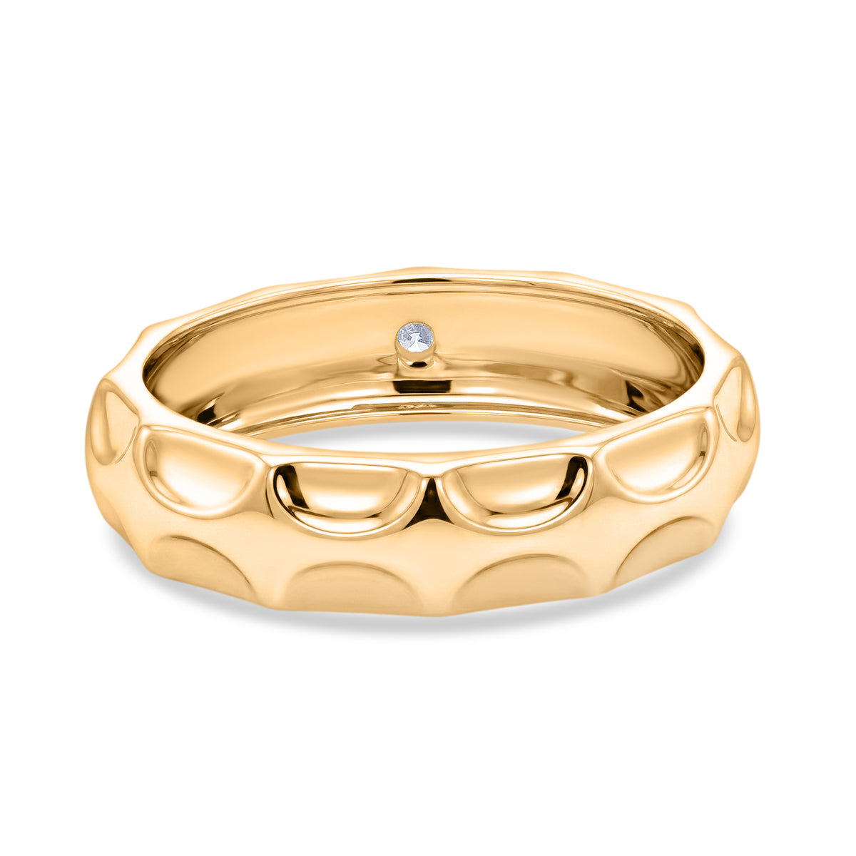 LUXURIANT DIAMOND - Lab Grown Diamant SI-GH Ring 925 Silber Rhodiniert (Größe 19.00) ca. 0.15 ct