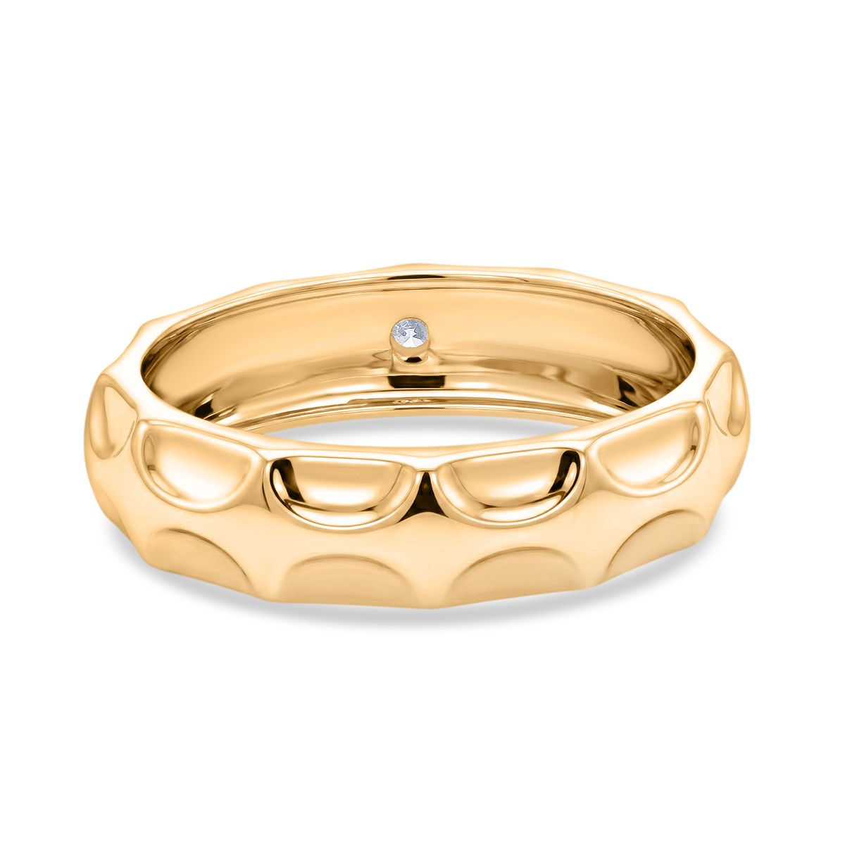 LUXURIANT DIAMOND - Lab Grown Diamant SI-GH Ring 925 Silber Rhodiniert (Größe 19.00) ca. 0.15 ct
