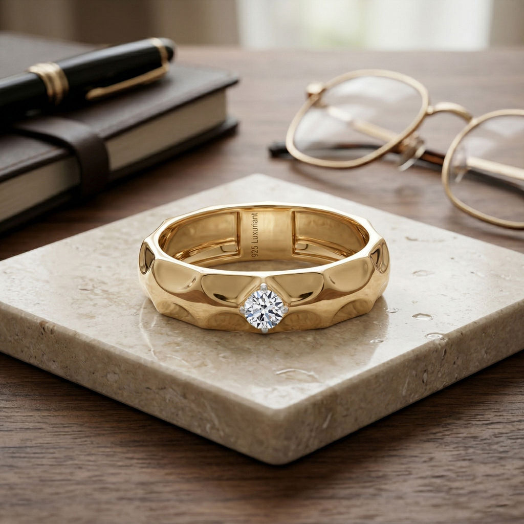 LUXURIANT DIAMOND - Lab Grown Diamant SI-GH Ring 925 Silber Rhodiniert (Größe 19.00) ca. 0.15 ct