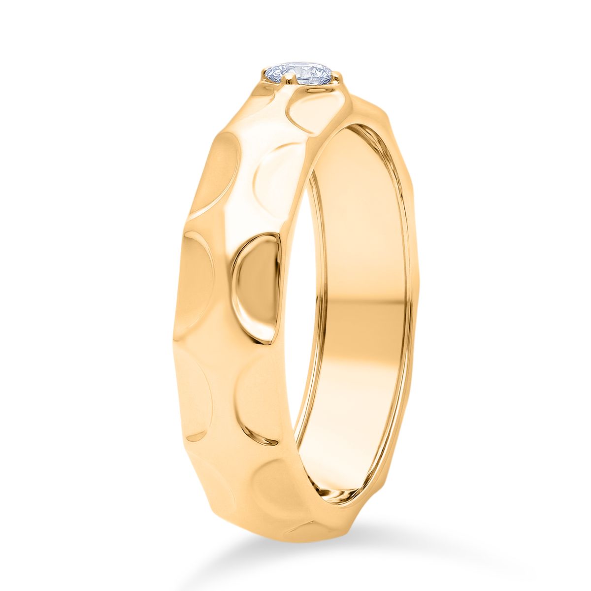 LUXURIANT DIAMOND - Lab Grown Diamant SI-GH Ring 925 Silber Rhodiniert (Größe 19.00) ca. 0.15 ct
