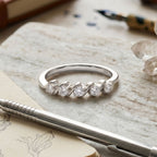 LUXURIANT DIAMOND - Lab Grown Diamant SI-GH Ring 925 Silber Rhodiniert (Größe 20.00) ca. 0.25 ct