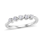 LUXURIANT DIAMOND - Lab Grown Diamant SI-GH Ring 925 Silber Rhodiniert (Größe 20.00) ca. 0.25 ct