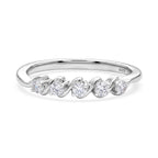 LUXURIANT DIAMOND - Lab Grown Diamant SI-GH Ring 925 Silber Rhodiniert (Größe 20.00) ca. 0.25 ct