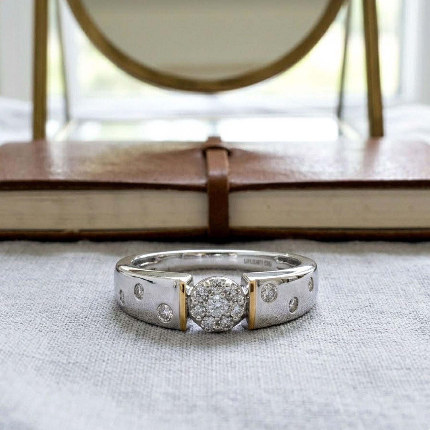 LUXURIANT DIAMOND - Lab Grown Diamant SI-GH Ring 925 Silber Rhodiniert (Größe 17.00) ca. 0.25 ct